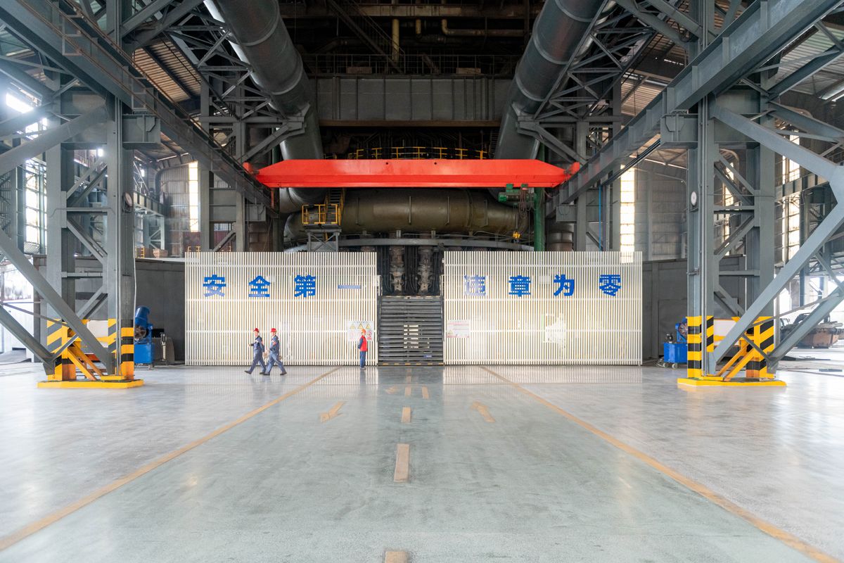 Hot rolled steel coil production