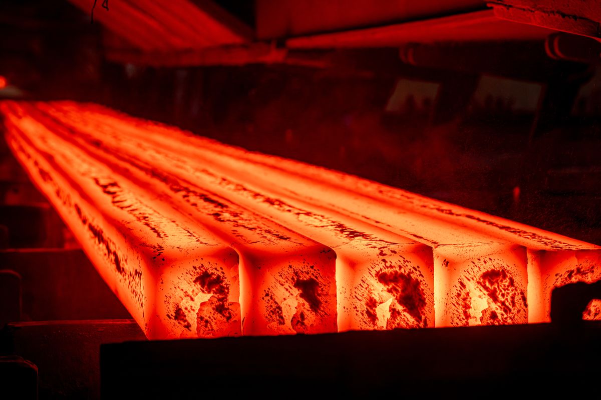 Steel coil rolling process
